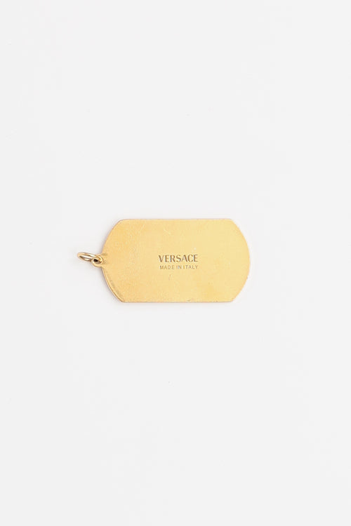 Versace Logo Tag Pendant