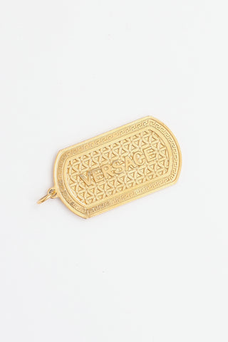 Versace Logo Tag Pendant