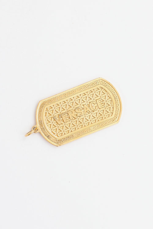 Versace Logo Tag Pendant