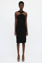 Gucci Horsebit Halter Dress