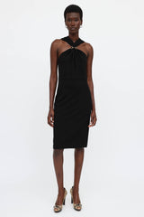 Gucci Horsebit Halter Dress