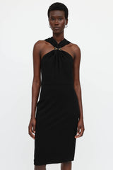 Gucci Horsebit Halter Dress