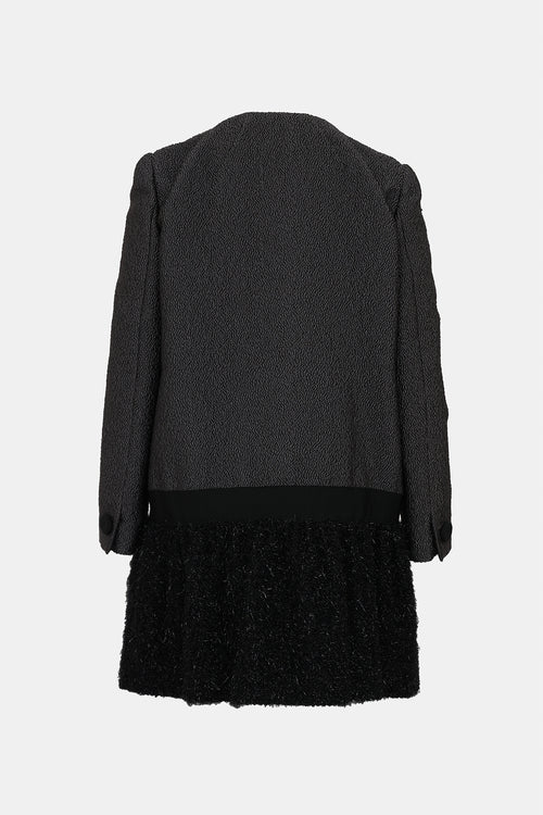 C. 1990's Textured Button Jacket