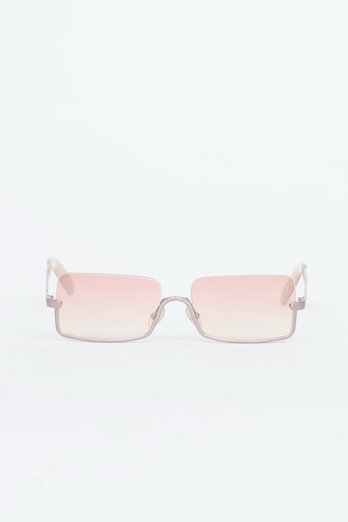 Gianfranco Ferre GF0002 Rectangular Sunglasses