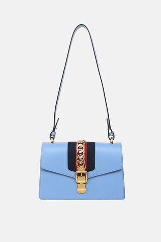 Gucci Leather Small Sylvie Web  Bag