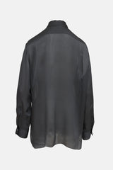 The Row Sheer Button Up Shirt