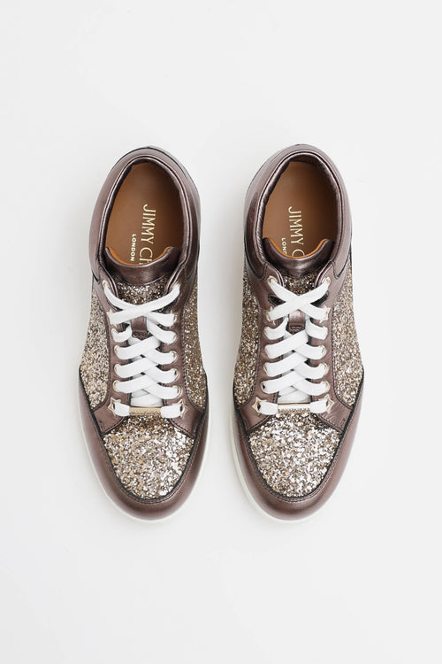 Jimmy Choo Glitter Miami Sneaker