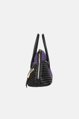 Miu Miu Leather Moto Top Handle Bag