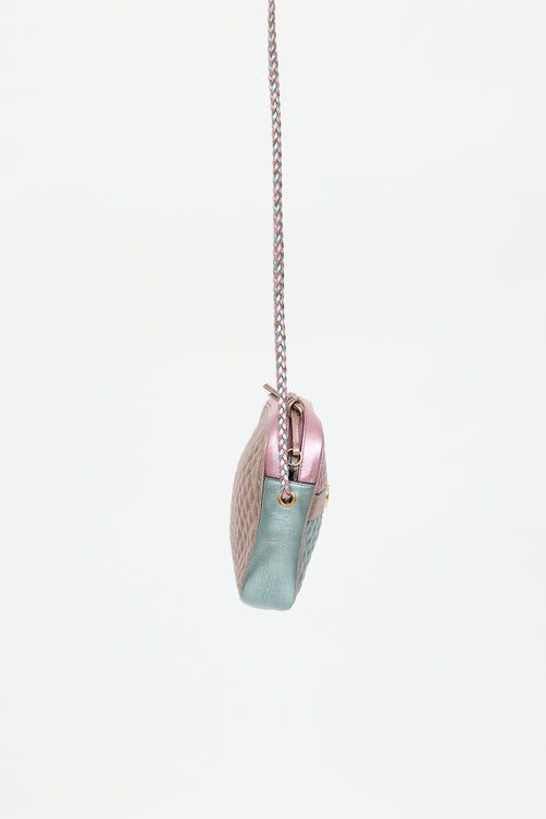 Gucci Laminated Crossbody  Bag