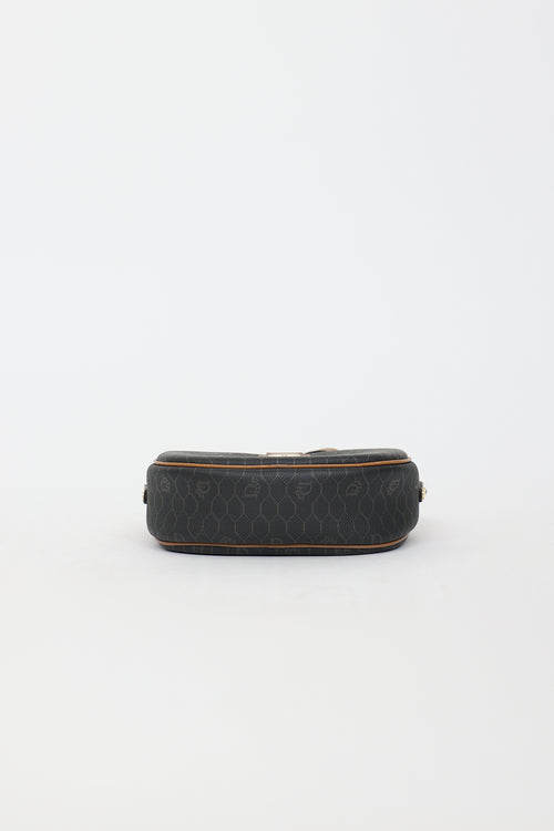 Dior Honeycomb Round Crossbody Bag