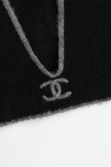 Chanel FW 2025 Cashmere Knit Logo Balaclava