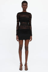 Christopher Esber Mesh Ruched Semblance Dress