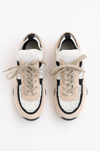 Chanel 2022 Suede Knit CC Sneaker