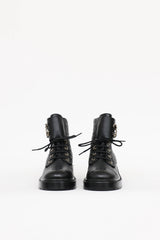 Chanel 2021 Quilted CC Combat Boot