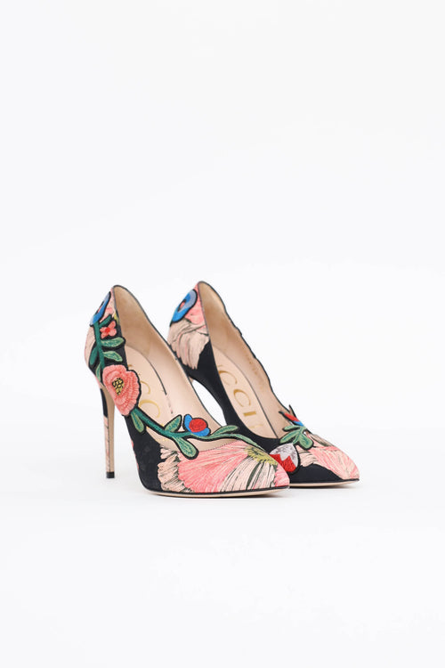 Gucci Floral Ophelia Pump