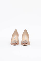 Manolo Blahnik Satin Hangisi Pump