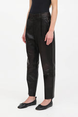 Anine Bing Pleated Leather Pant