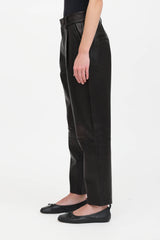 Anine Bing Pleated Leather Pant