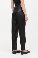 Anine Bing Pleated Leather Pant
