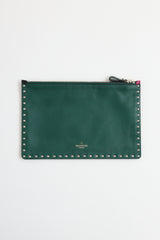 Valentino Camo Rockstud Pouch