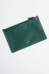 Valentino Camo Rockstud Pouch
