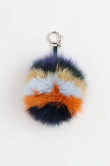 Fendi Pompom Keychain Charm