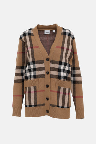 Burberry Check Cardigan