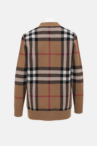 Burberry Check Cardigan