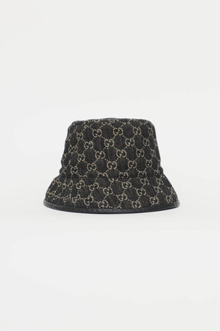 Gucci Monogram Denim Bucket Hat