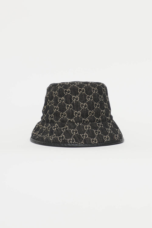 Gucci Monogram Denim Bucket Hat
