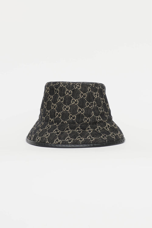 Gucci Monogram Denim Bucket Hat