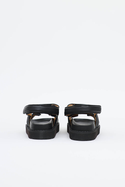 Isabel Marant Leather Puffy Sandal
