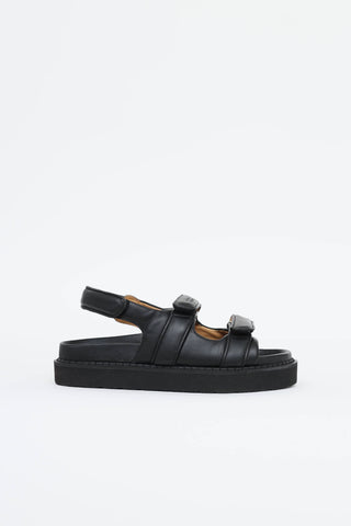 Isabel Marant Leather Puffy Sandal