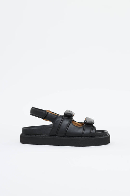 Isabel Marant Leather Puffy Sandal