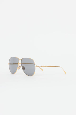 Fendi FF0437/S Aviator Sunglasses