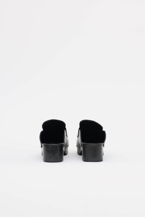 Prada Studded Leather Clog