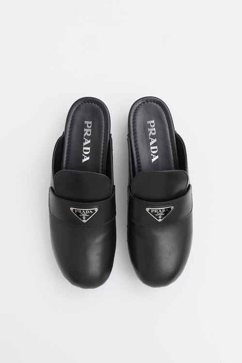 Prada Studded Leather Clog