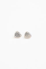 Tiffany & Co. Sterling Silver Heart Studs