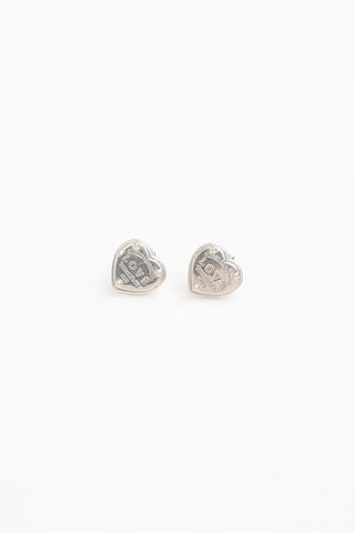Tiffany & Co. Sterling Silver Heart Studs