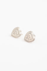 Tiffany & Co. Sterling Silver Heart Studs