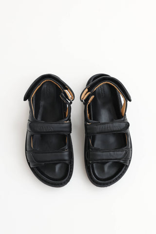Isabel Marant Leather Puffy Sandal