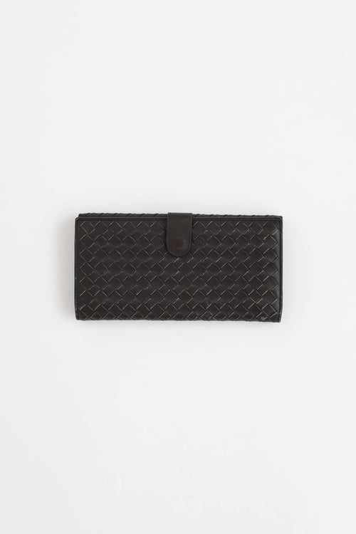 Bottega Veneta Intrecciato Long Wallet