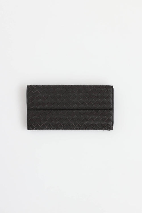 Bottega Veneta Intrecciato Long Wallet
