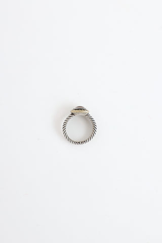 David Yurman Sterling Silver & 18K Yellow Gold Petite Albion Ring