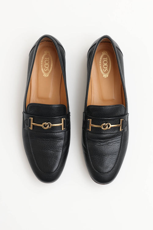 Tod's Leather Hardware Loafer