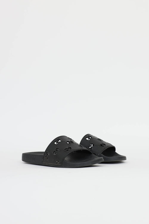 Gucci Perforated GG Slides