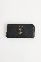 Saint Laurent Cassandre Zip Wallet