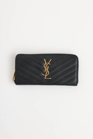 Saint Laurent Cassandre Zip Wallet