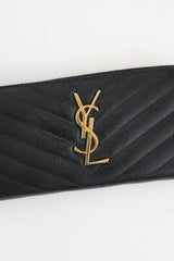 Saint Laurent Cassandre Zip Wallet