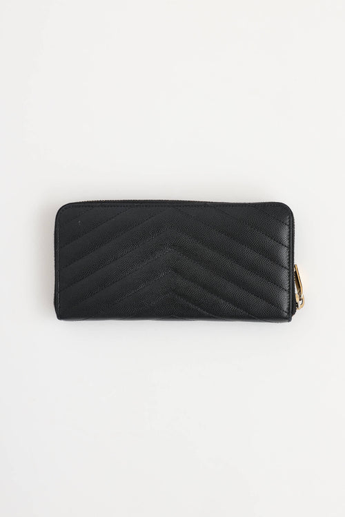 Saint Laurent Cassandre Zip Wallet